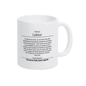 Tasse für Lektor - Druckerino