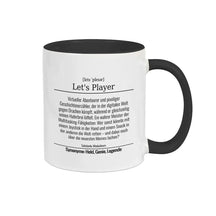 Tasse für Let's Player - Druckerino