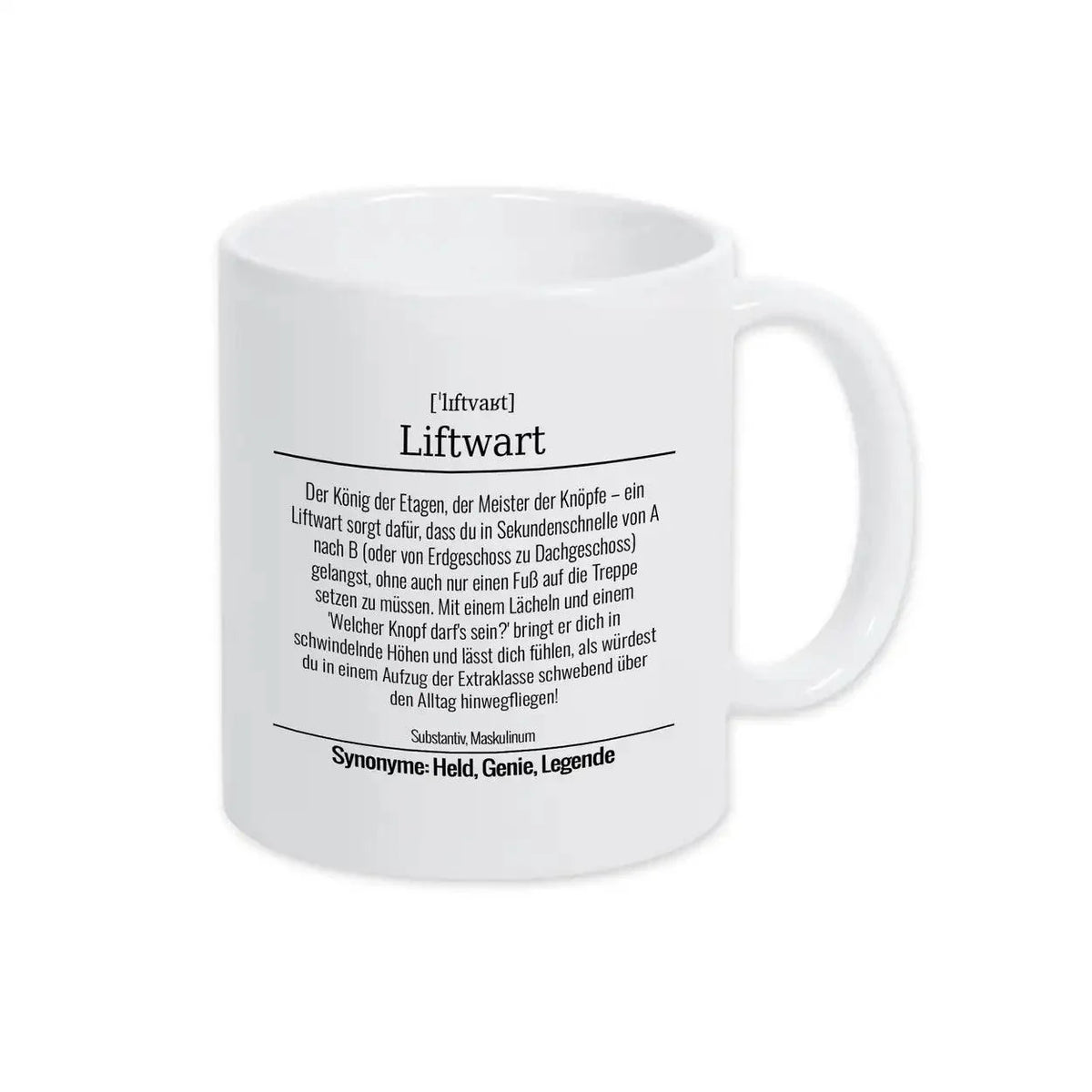 Tasse für Liftwart - Druckerino
