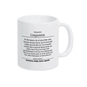 Tasse für Linguistin - Druckerino