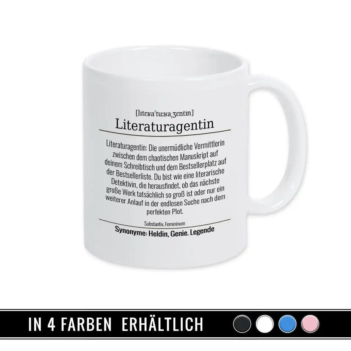 Tasse für Literaturagentin - Druckerino