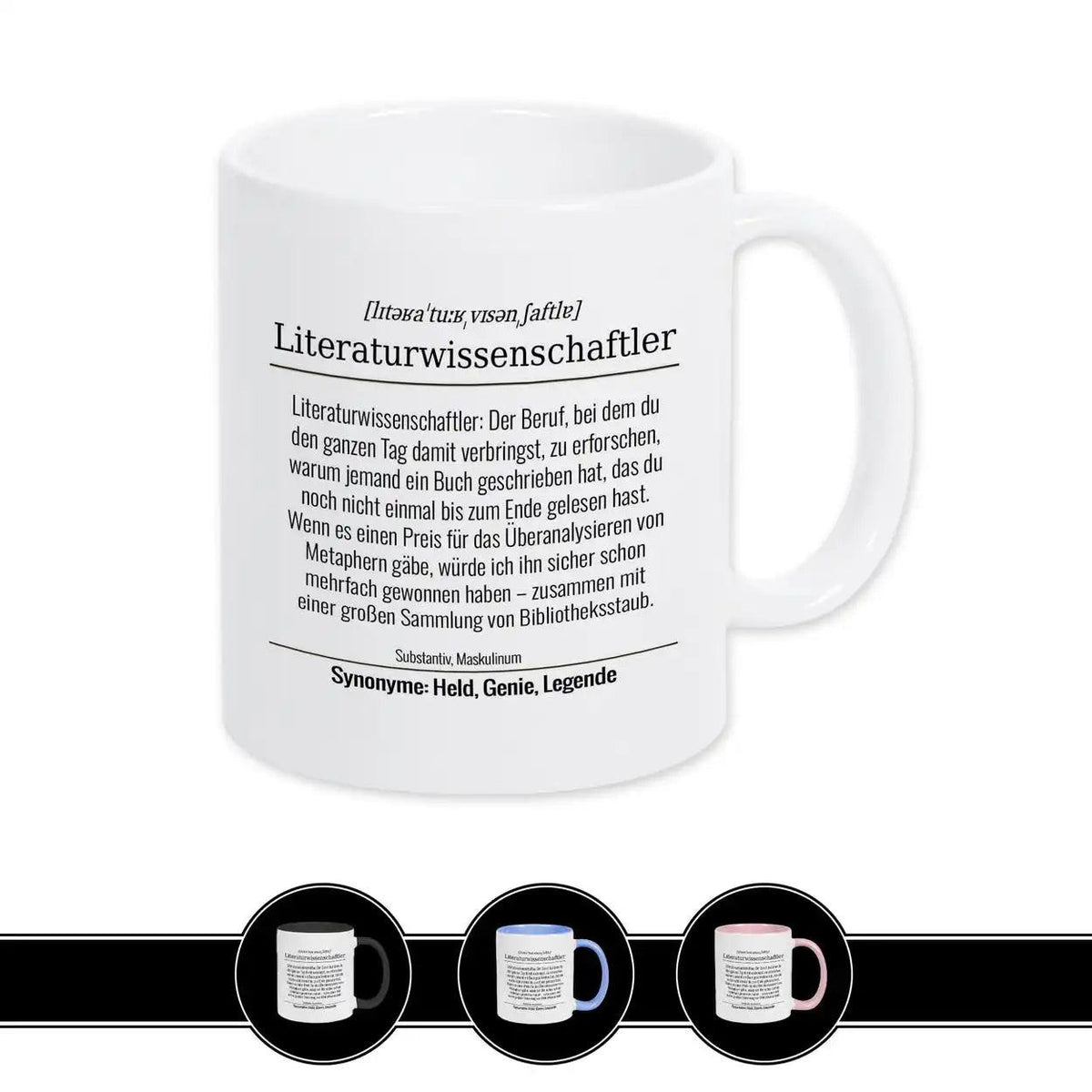 Tasse für Literaturwissenschaftler - Druckerino