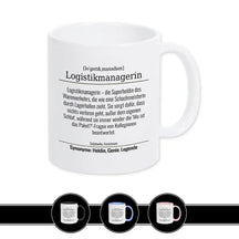 Tasse für Logistikmanagerin - Druckerino