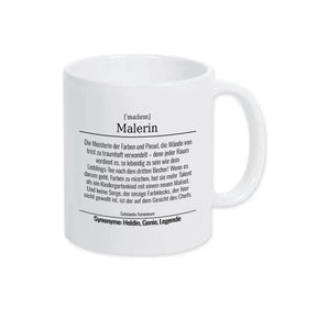Tasse für Malerin - Druckerino