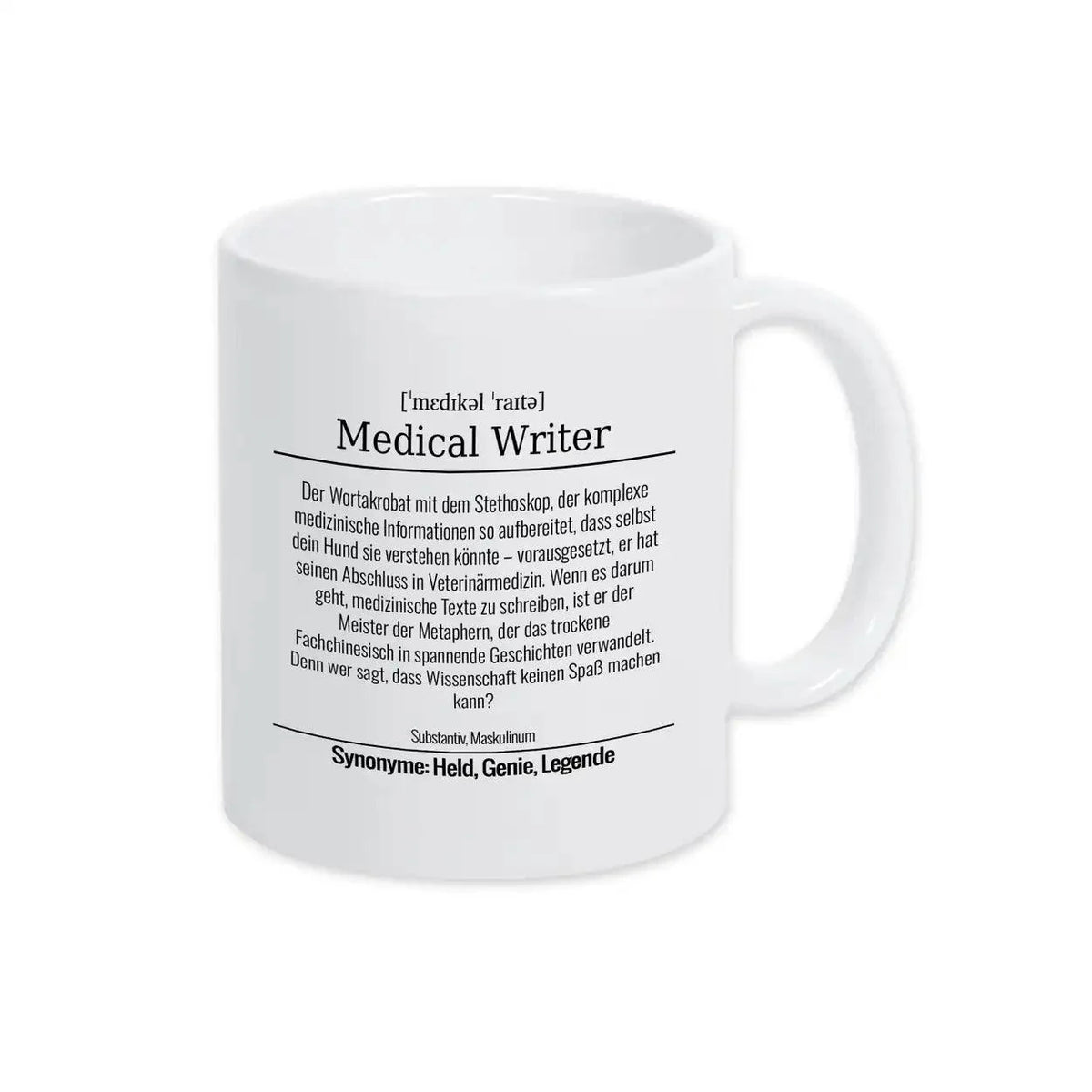 Tasse für Medical Writer - Druckerino