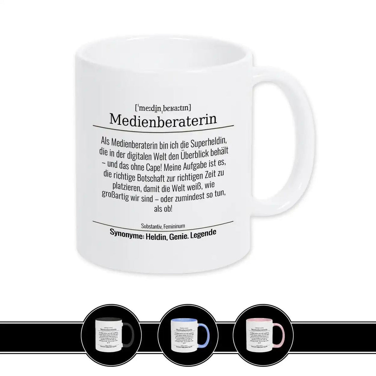 Tasse für Medienberaterin - Druckerino