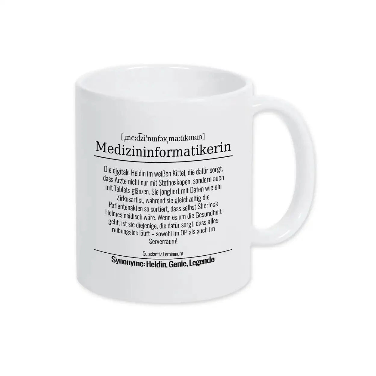 Tasse für Medizininformatikerin - Druckerino