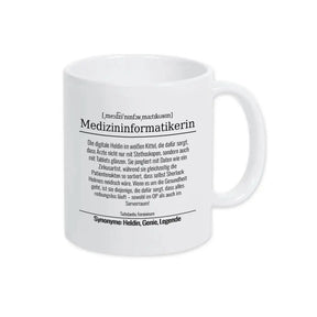 Tasse für Medizininformatikerin - Druckerino