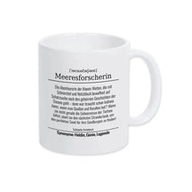 Tasse für Meeresforscherin - Druckerino