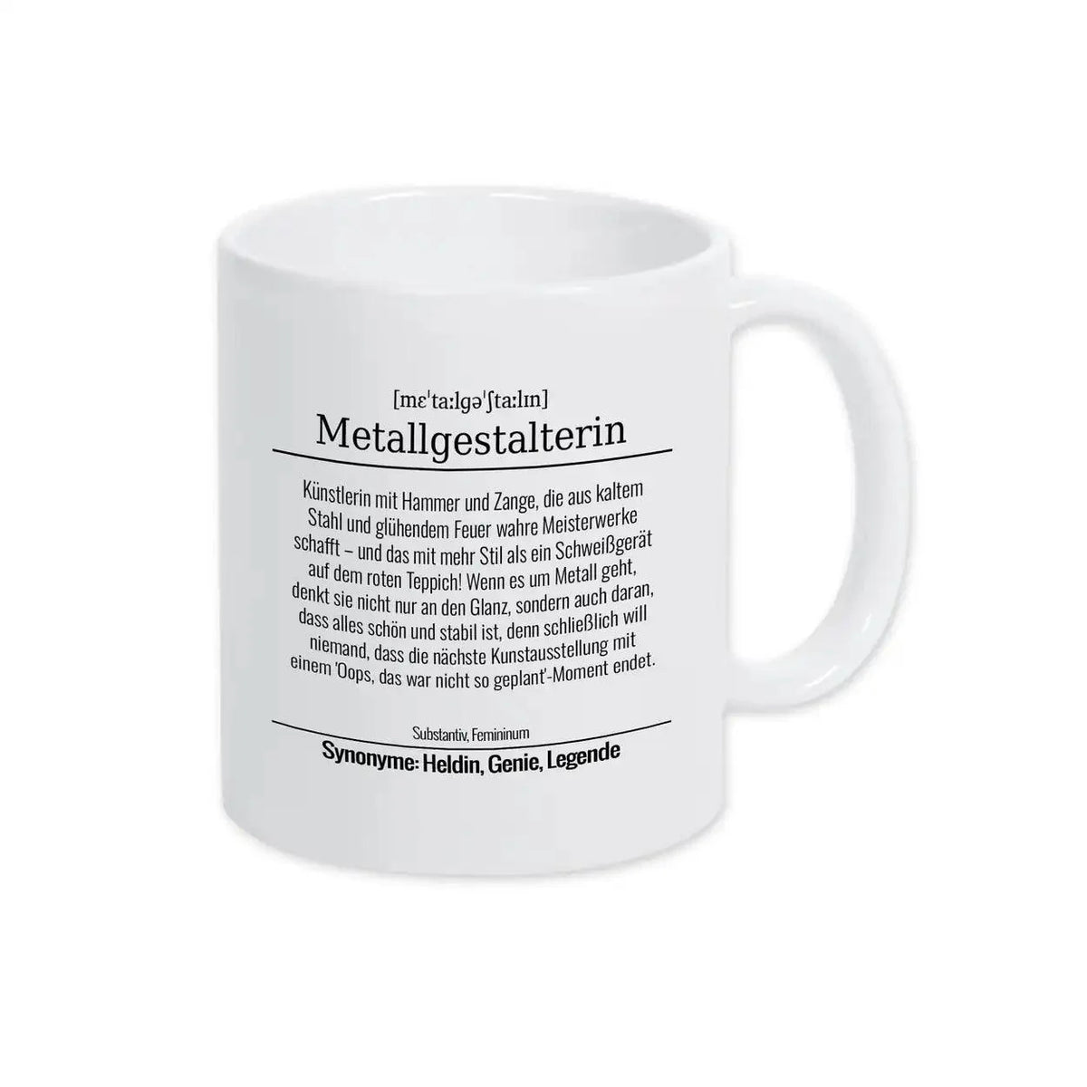 Tasse für Metallgestalterin - Druckerino