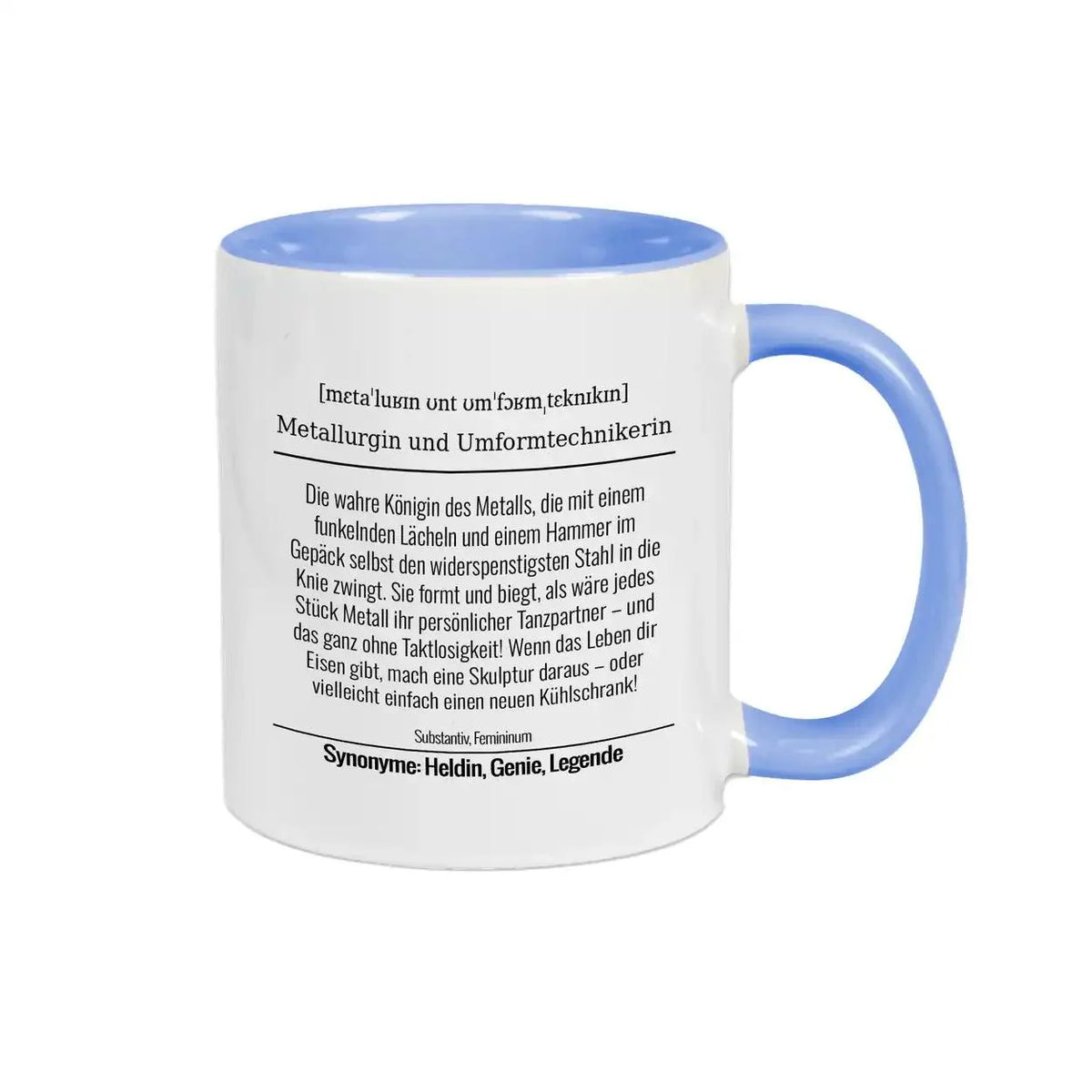 Tasse für Metallurgin und Umformtechnikerin - Druckerino