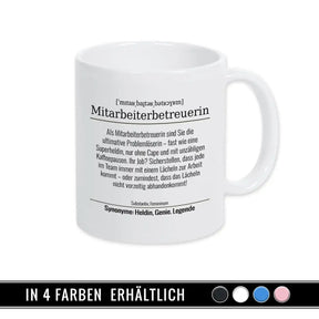 Tasse für Mitarbeiterbetreuerin - Druckerino