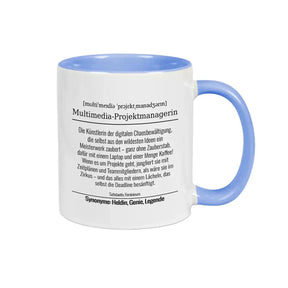 Tasse für Multimedia-Projektmanagerin - Druckerino