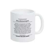 Tasse für Musikmanager - Druckerino