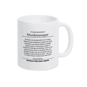 Tasse für Musikmanager - Druckerino