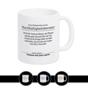 Tasse für Nachhaltigkeitsberater - Druckerino