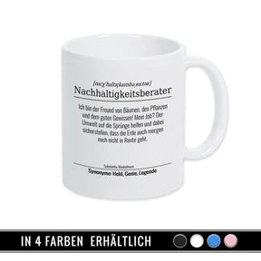 Tasse für Nachhaltigkeitsberater - Druckerino