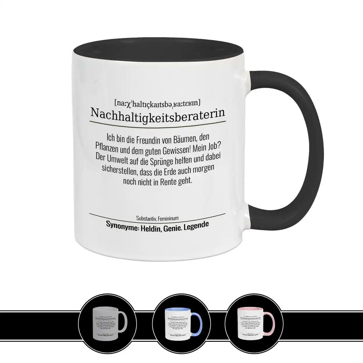 Tasse für Nachhaltigkeitsberaterin - Druckerino
