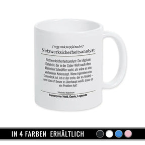 Tasse für Netzwerksicherheitsanalyst - Druckerino