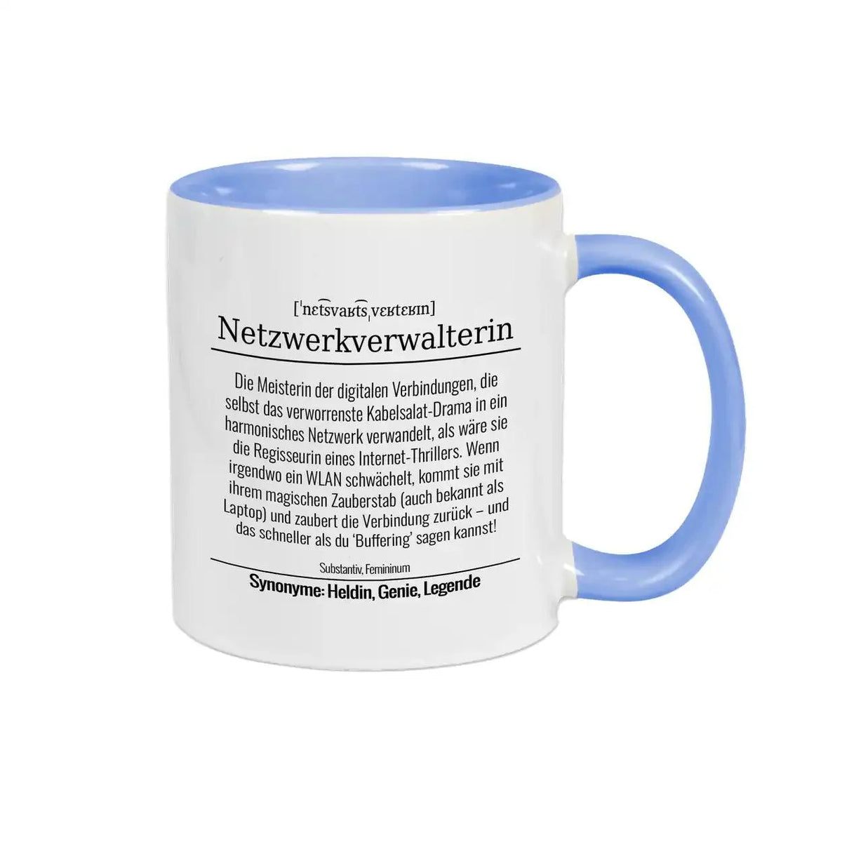 Tasse für Netzwerkverwalterin - Druckerino