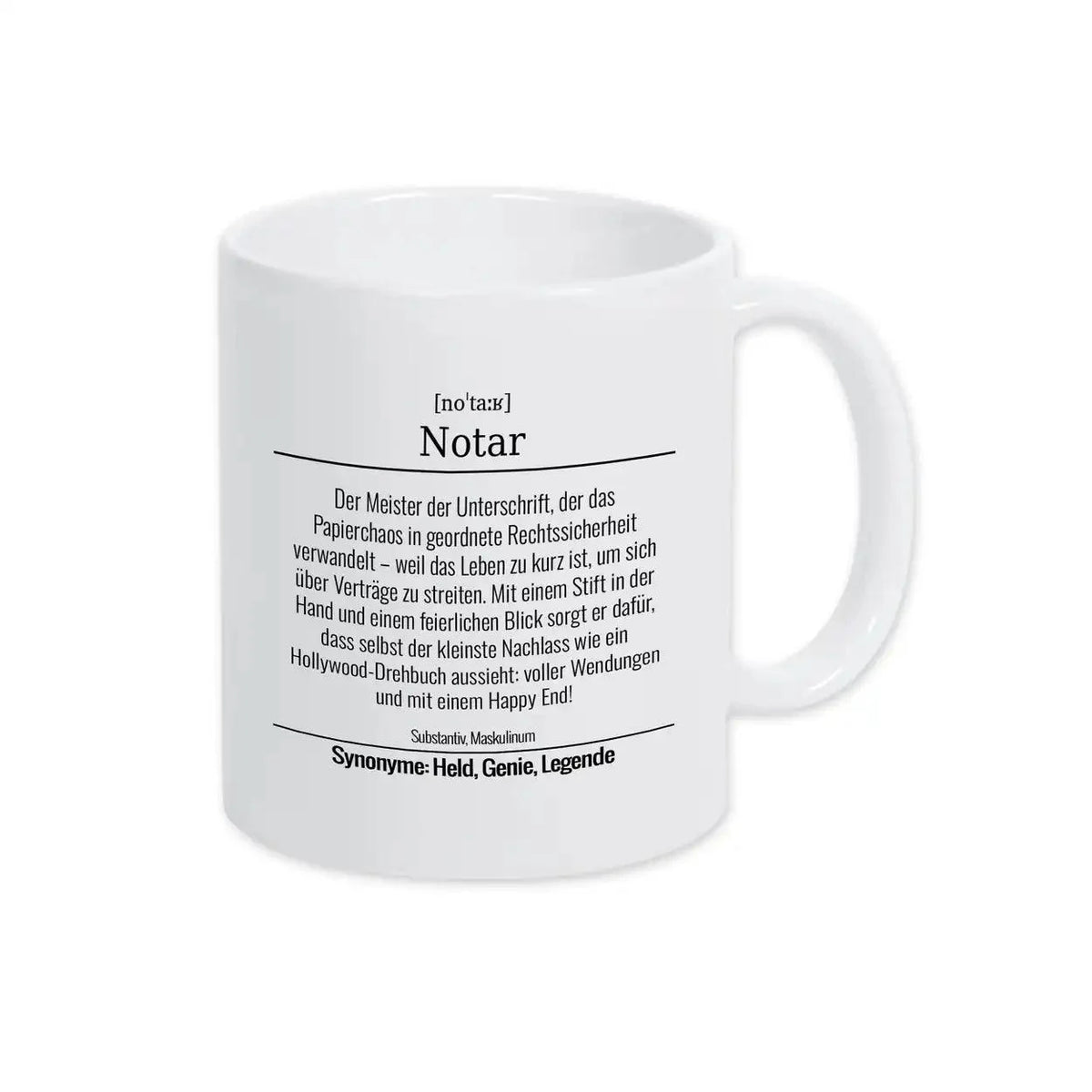 Tasse für Notar - Druckerino