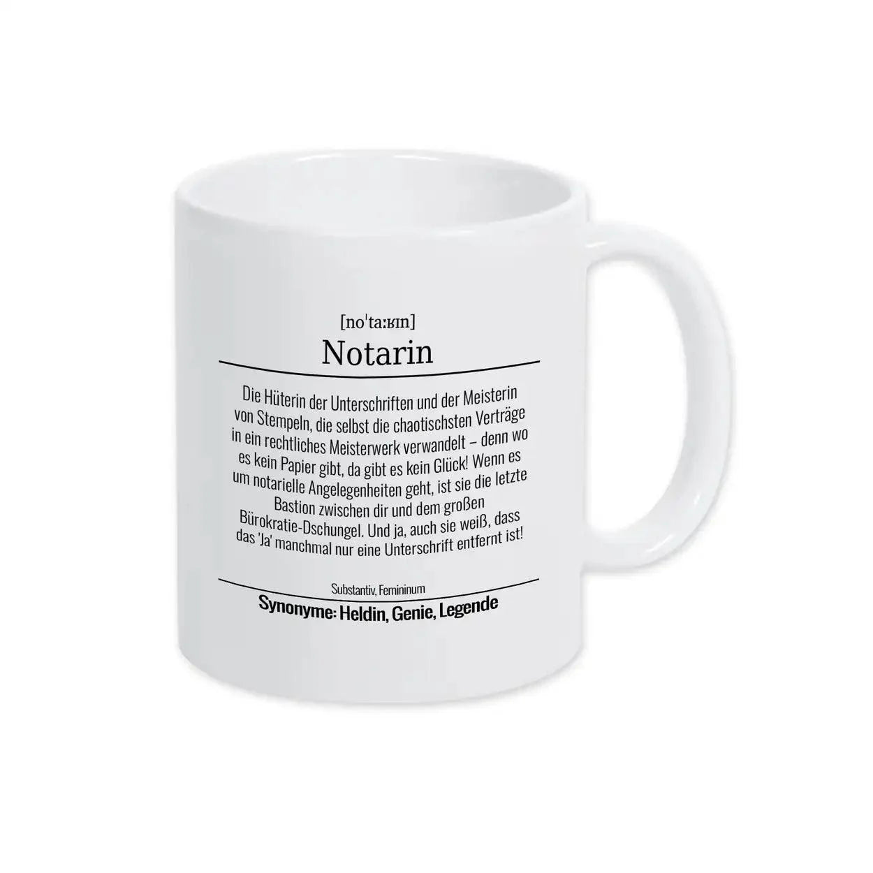 Tasse für Notarin - Druckerino