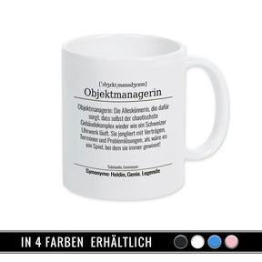 Tasse für Objektmanagerin - Druckerino