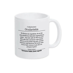 Tasse für Ocularistin - Druckerino