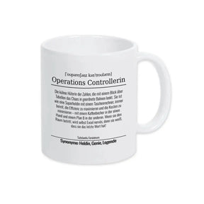 Tasse für Operations Controllerin - Druckerino