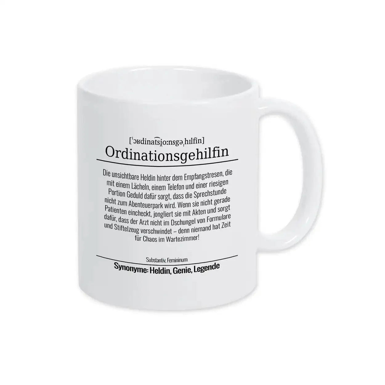 Tasse für Ordinationsgehilfin - Druckerino