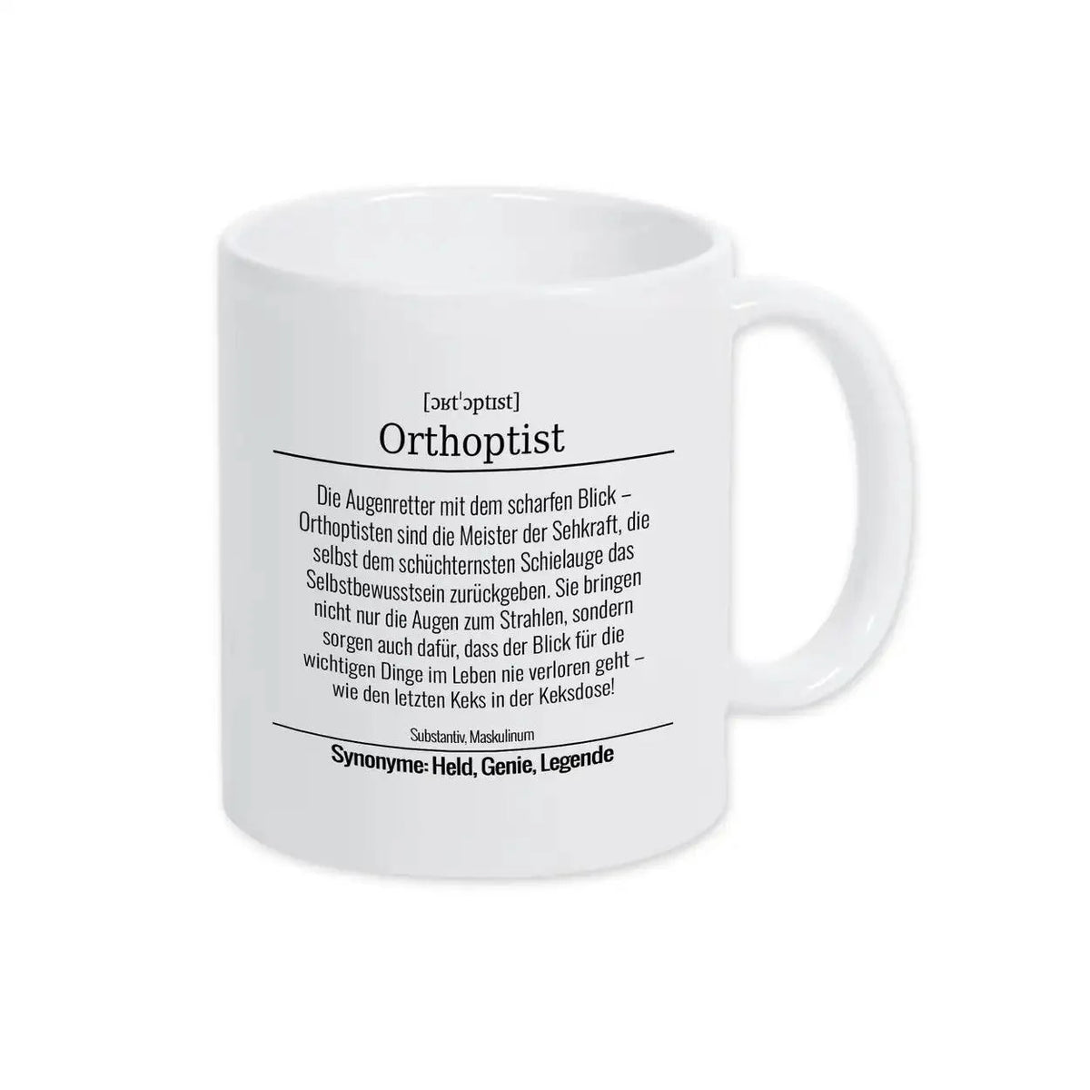 Tasse für Orthoptist - Druckerino