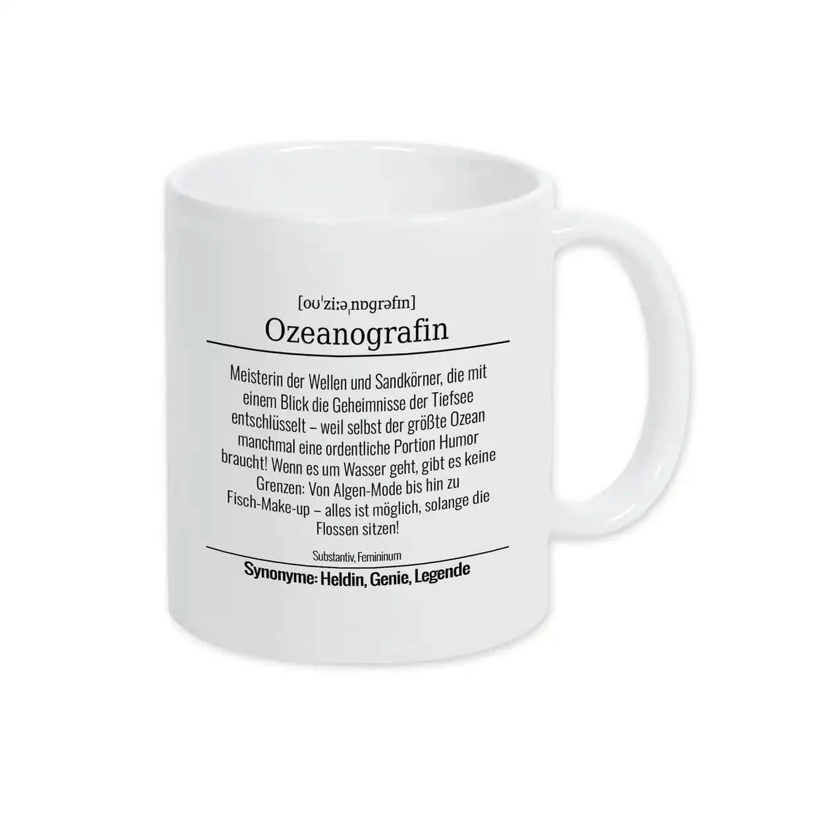 Tasse für Ozeanografin - Druckerino