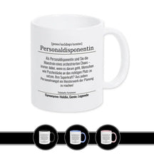 Tasse für Personaldisponentin - Druckerino