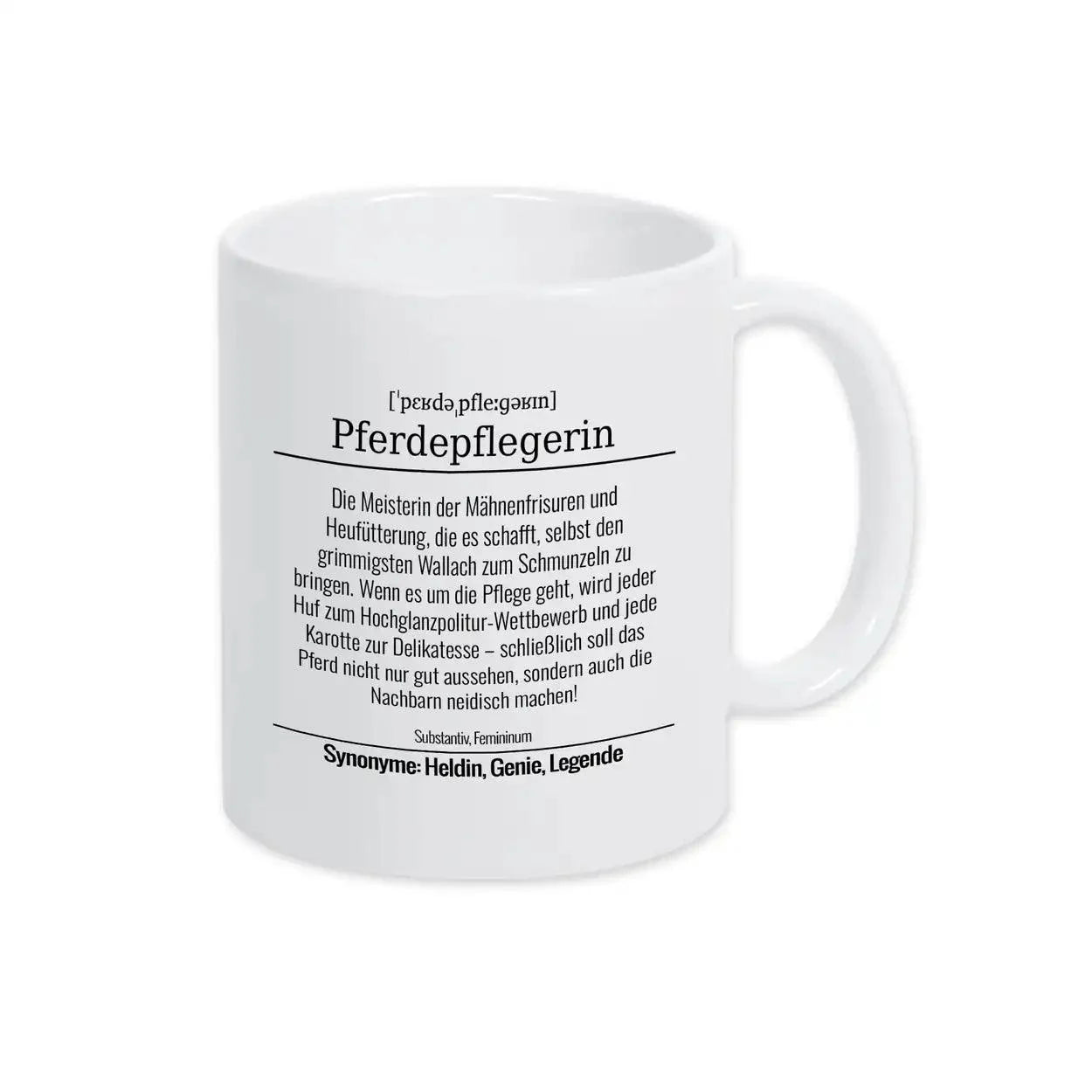 Tasse für Pferdepflegerin - Druckerino