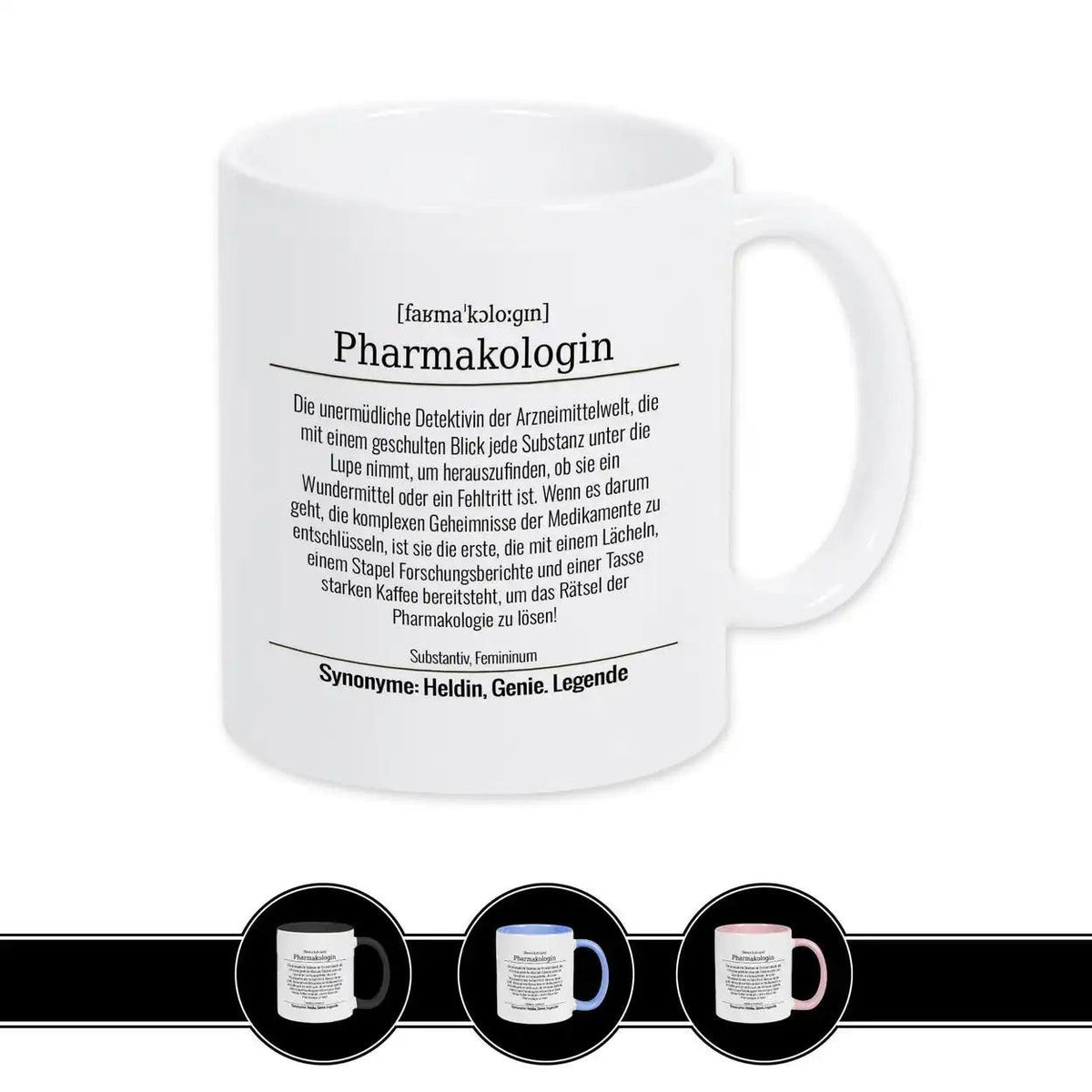 Tasse für Pharmakologin - Druckerino