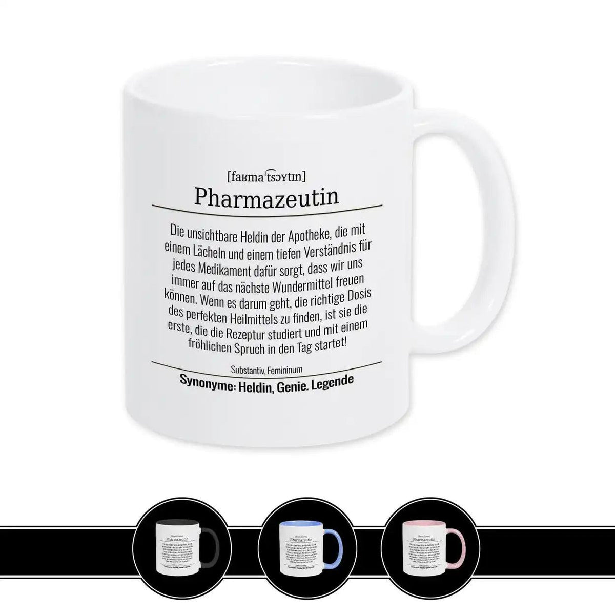 Tasse für Pharmazeutin - Druckerino