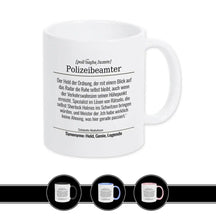 Tasse für Polizeibeamter - Druckerino
