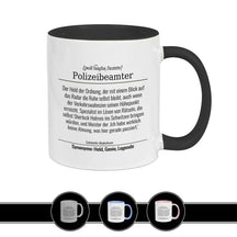 Tasse für Polizeibeamter - Druckerino
