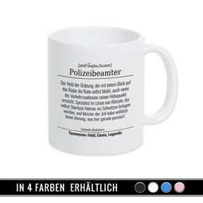 Tasse für Polizeibeamter - Druckerino