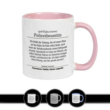 Tasse für Polizeibeamtin - Druckerino