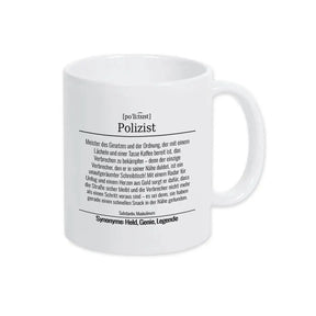 Tasse für Polizist - Druckerino