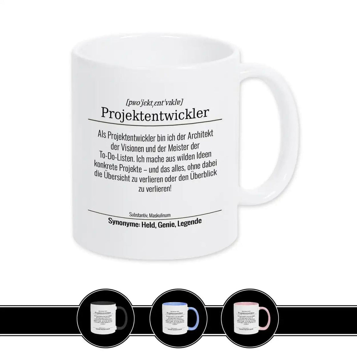 Tasse für Projektentwickler - Druckerino