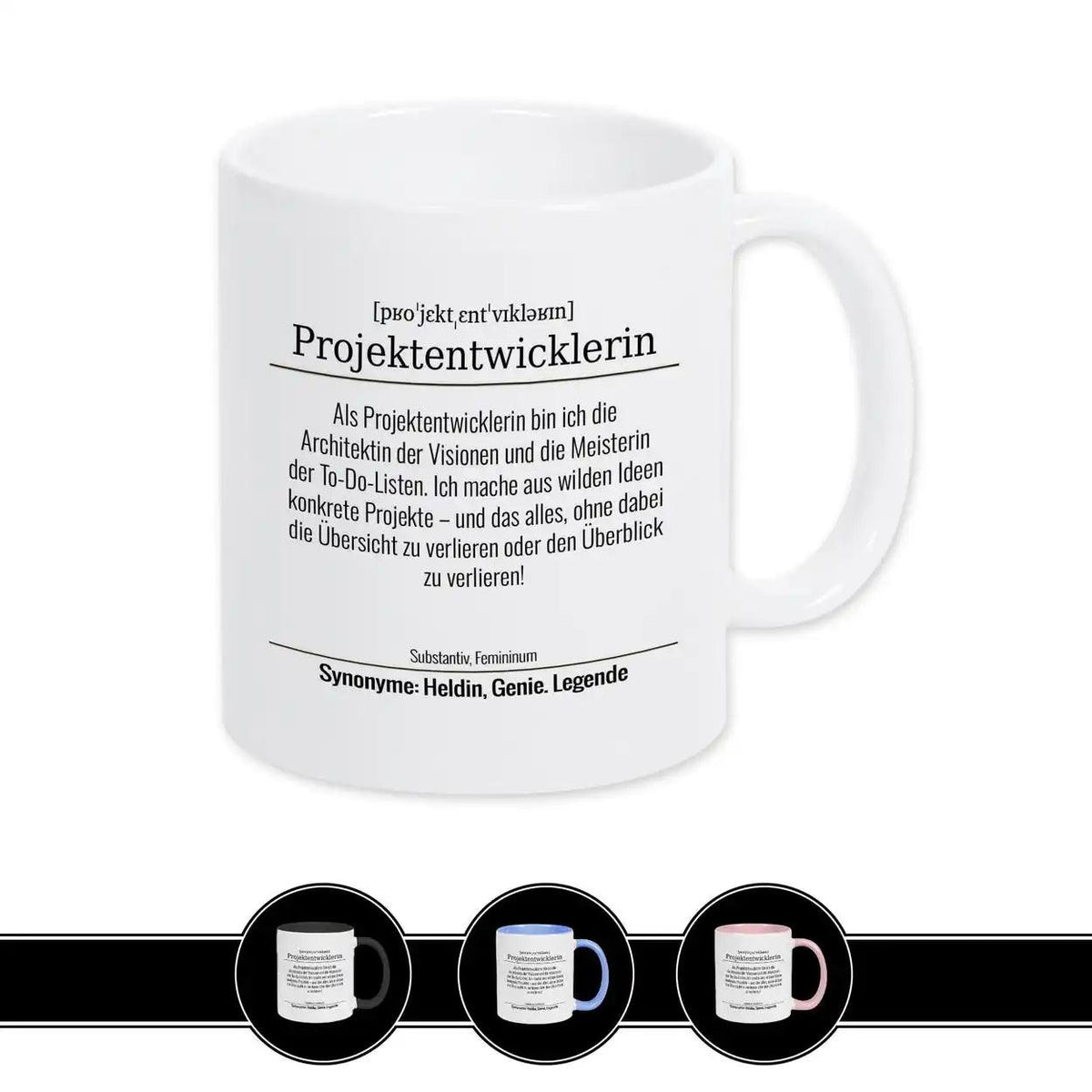 Tasse für Projektentwicklerin - Druckerino
