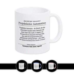 Tasse für Projektleiter Automotive - Druckerino