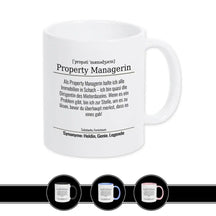 Tasse für Property Managerin - Druckerino