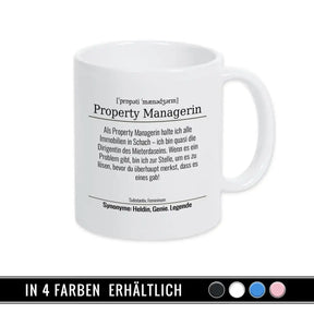 Tasse für Property Managerin - Druckerino