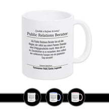 Tasse für Public Relations Berater - Druckerino
