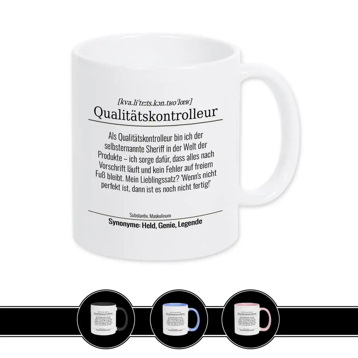 Tasse für Qualitätskontrolleur - Druckerino