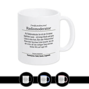 Tasse für Radiomoderator - Druckerino