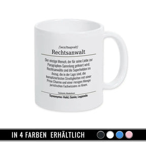 Tasse für Rechtsanwalt - Druckerino